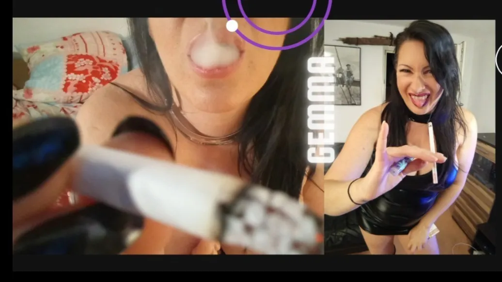 Smoking M1LF Gemma OnlyFans header
