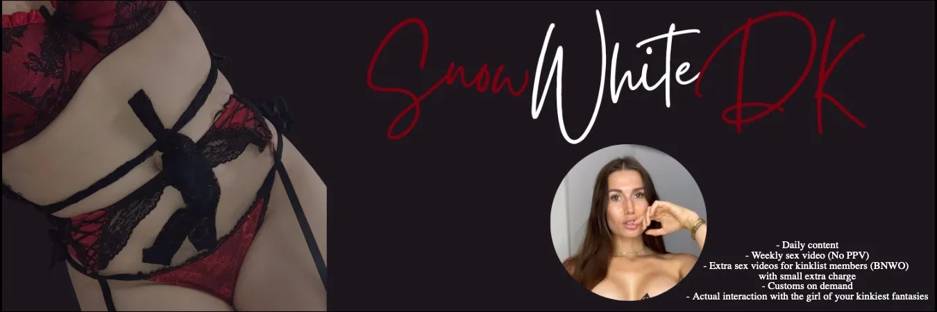 SnowWhiteDK 🇩🇰 TOP1% QoS BNWO hotwife 💋 OnlyFans header