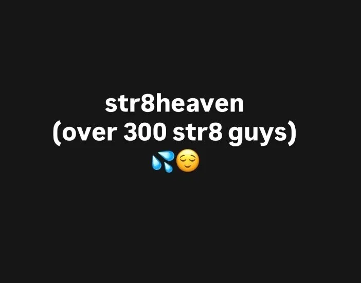 1 Fem btm for over 300 Masc str8 guys