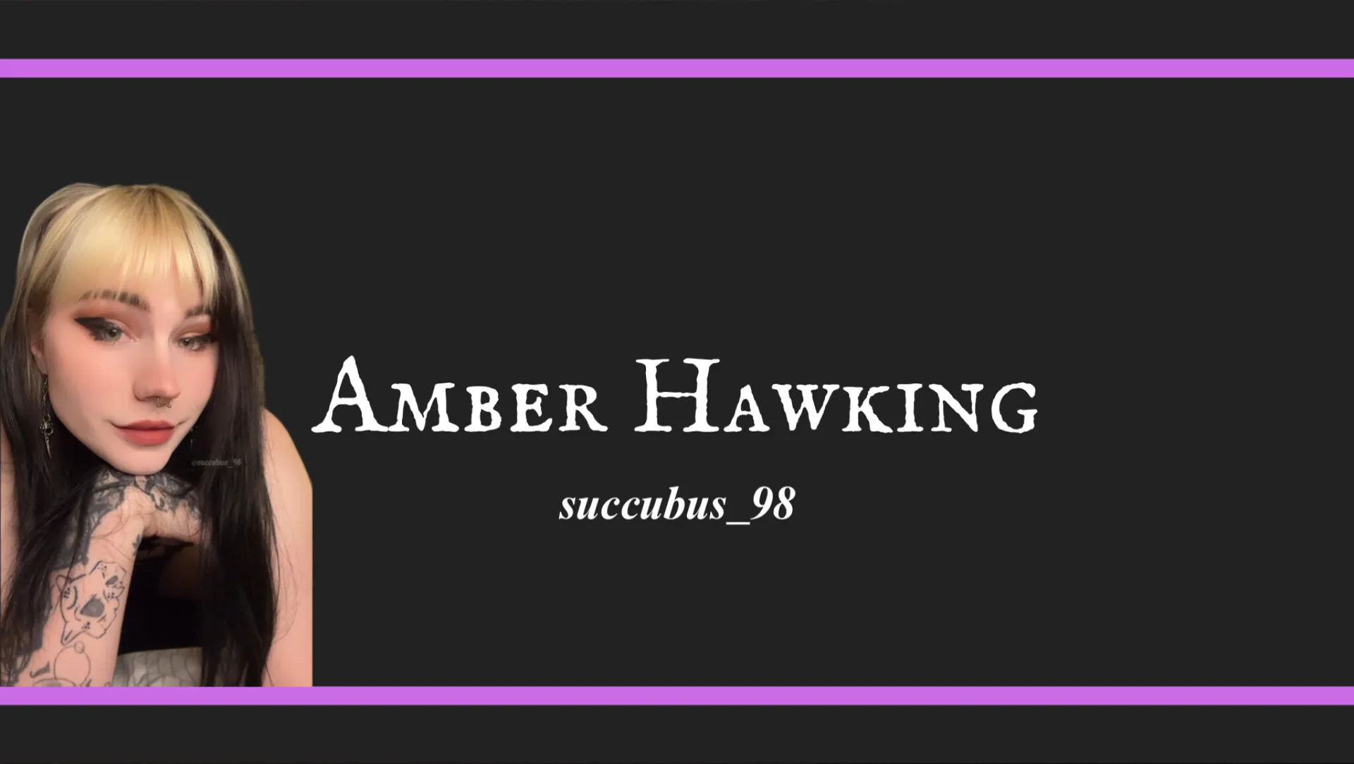 Amber Hawking OnlyFans header