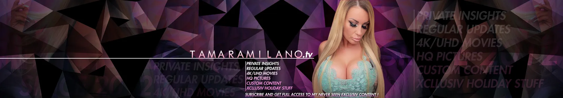 TamaraMilano OnlyFans header