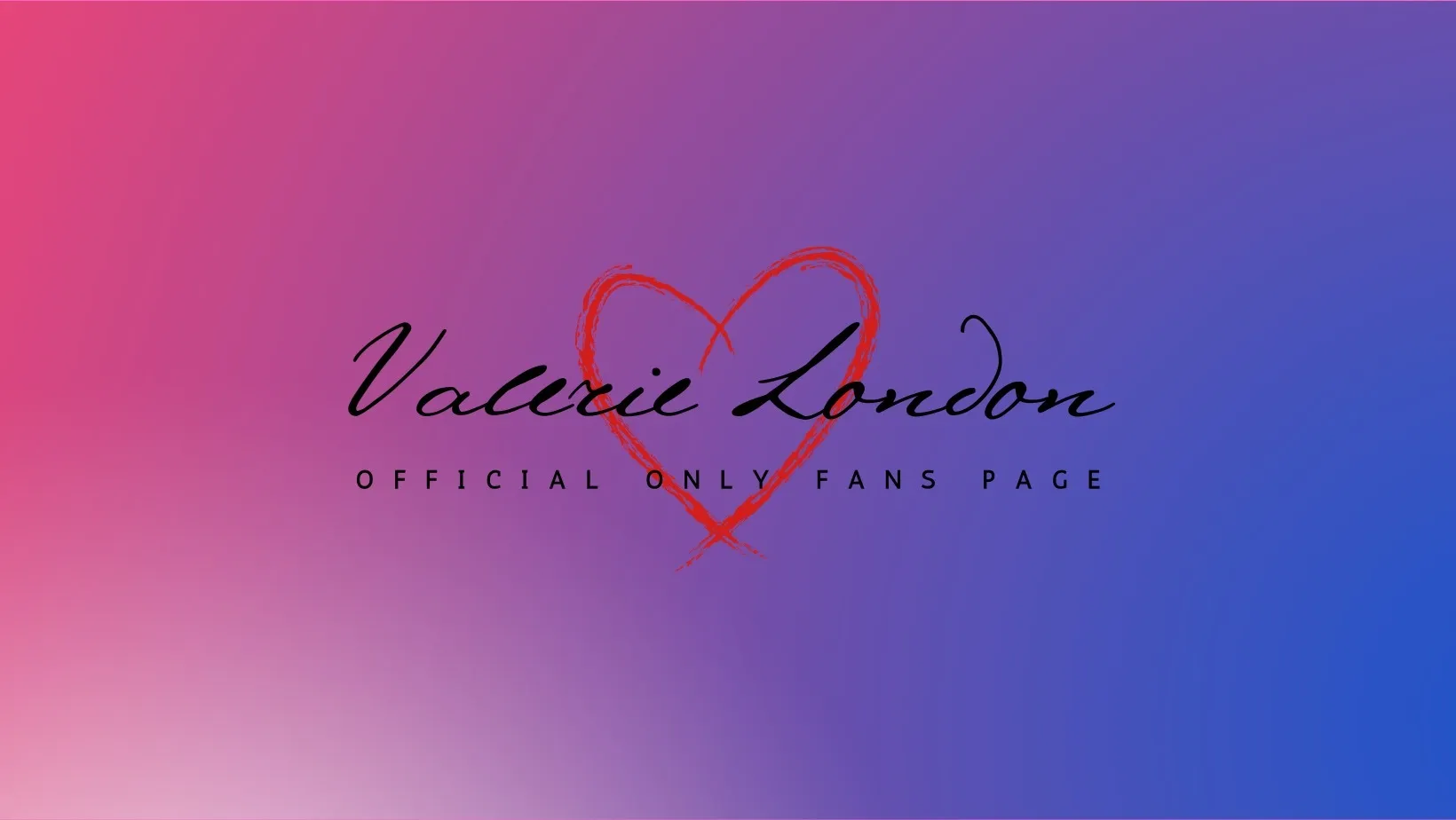 Valerie London OnlyFans header