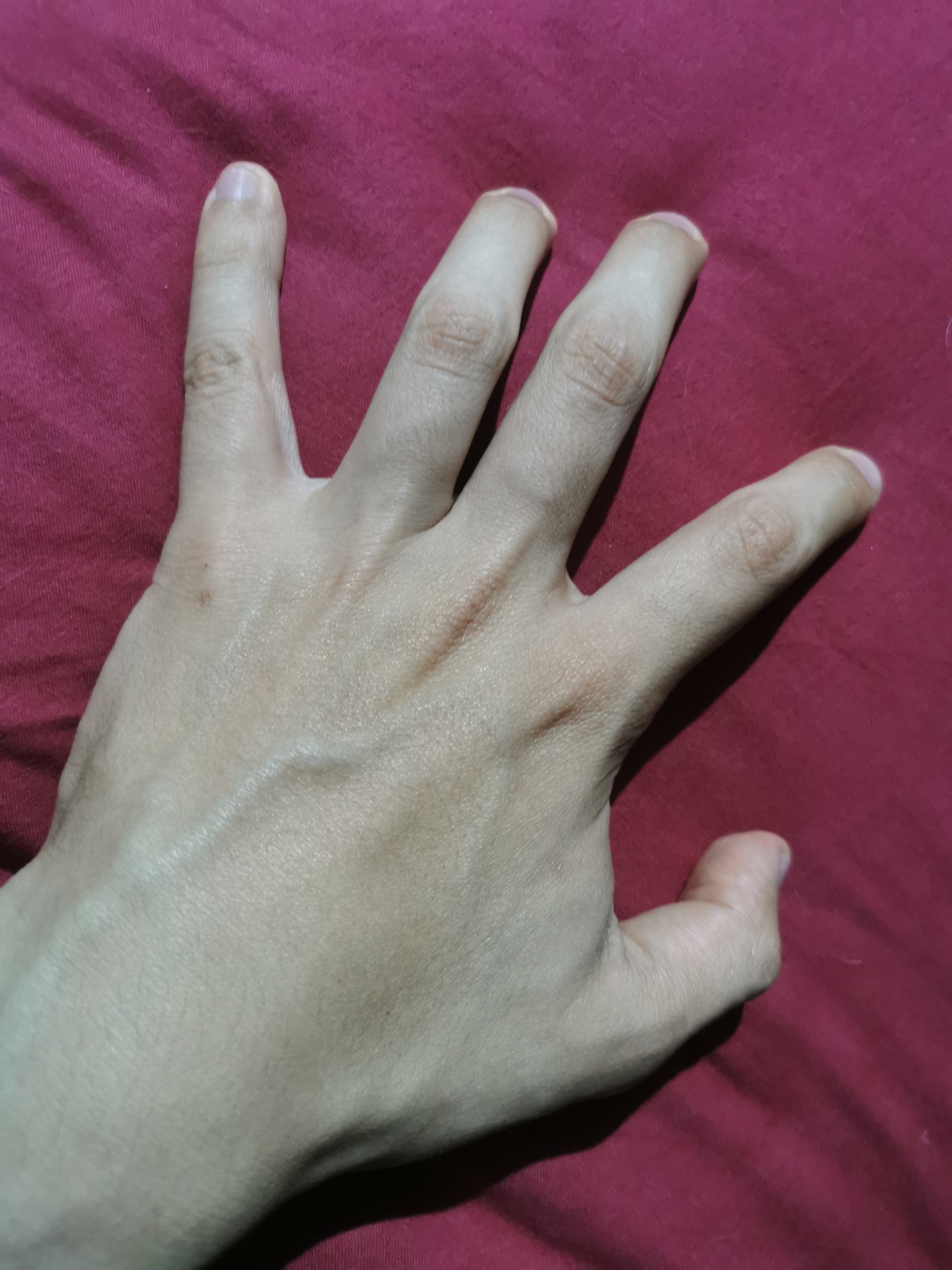 Eighteen years old man hands OnlyFans