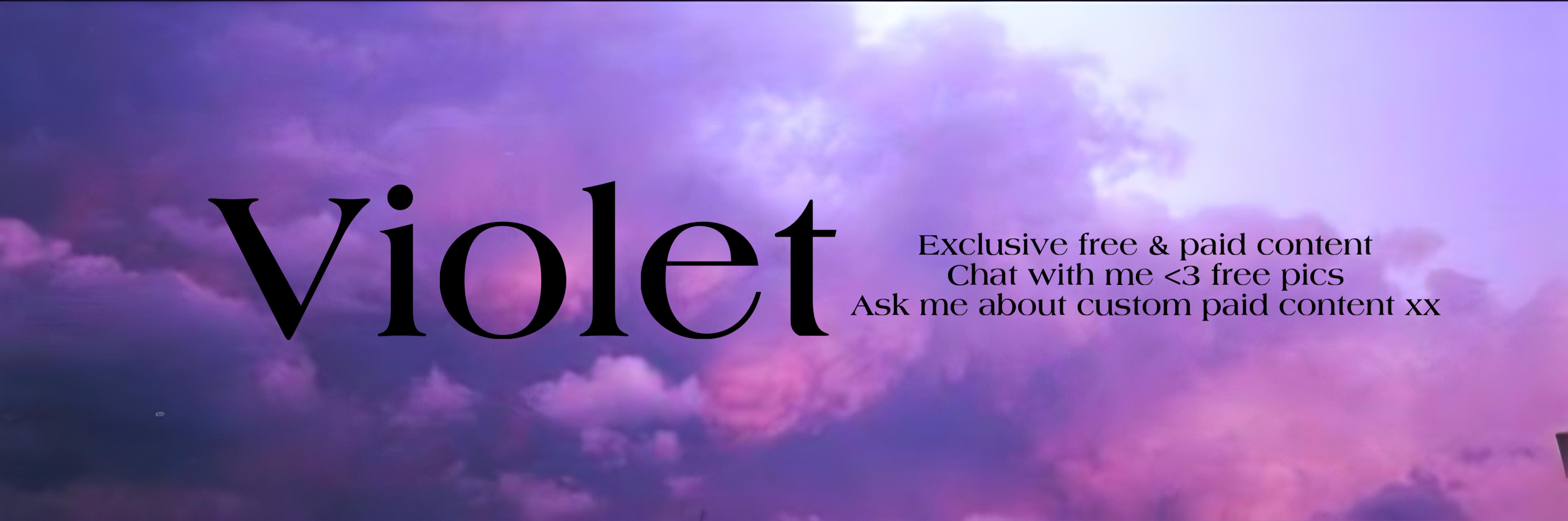 Violet OnlyFans header