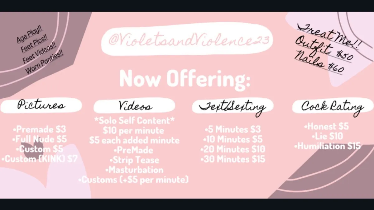 Violet OnlyFans header