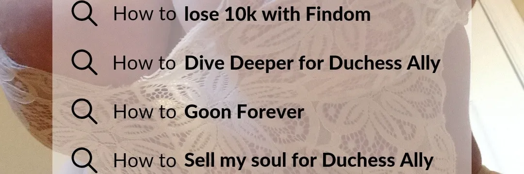 Duchess Ally 🖤 OnlyFans header