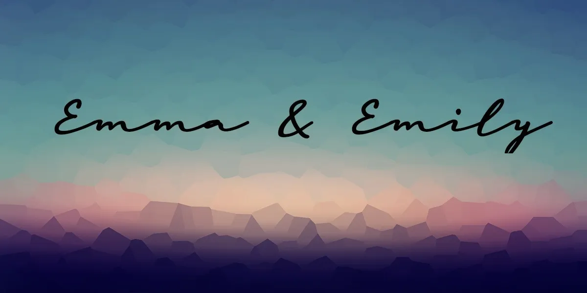 Emma and Emily cover