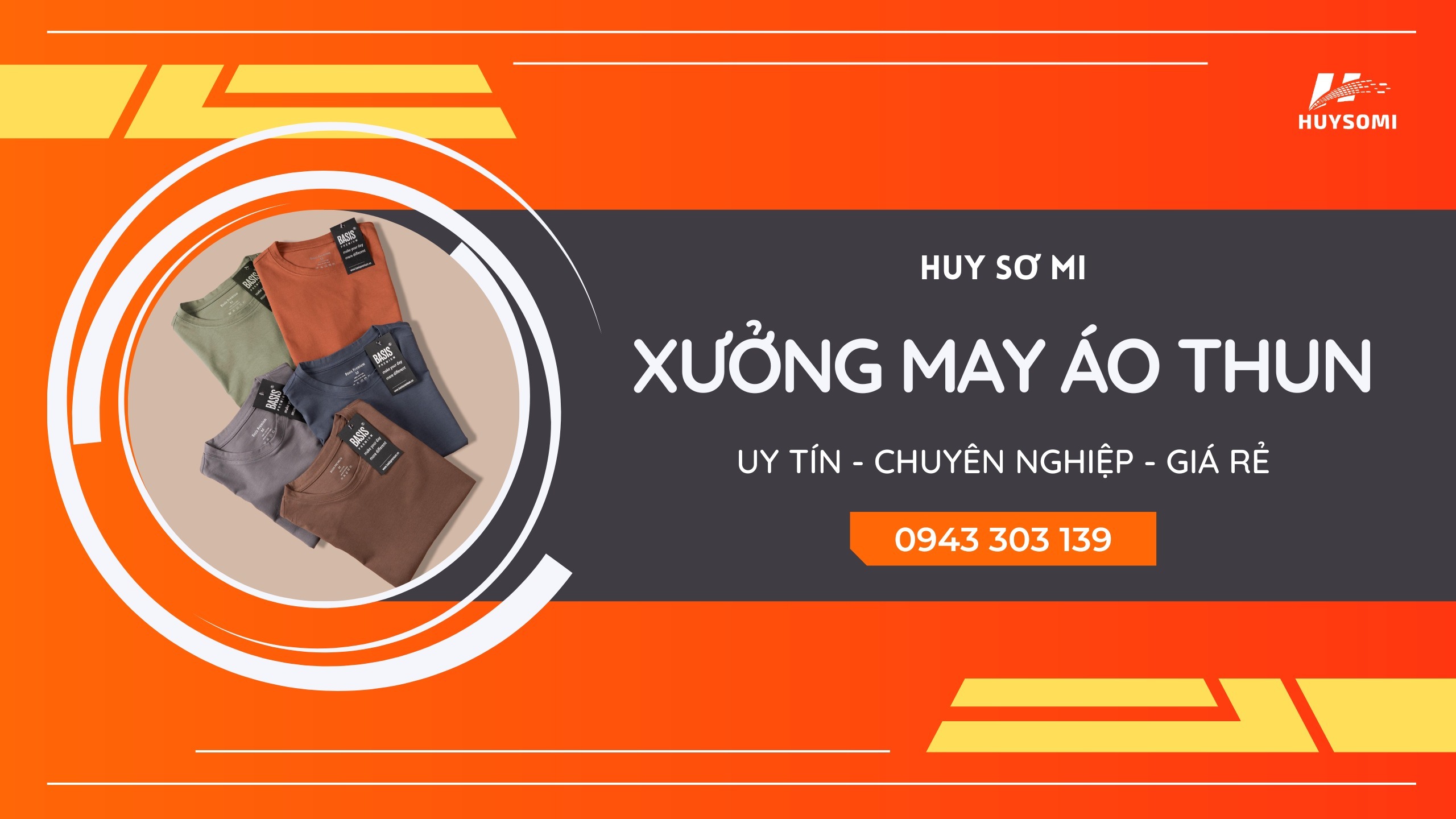 Xưởng may áo thun Huy Sơ Mi OnlyFans header