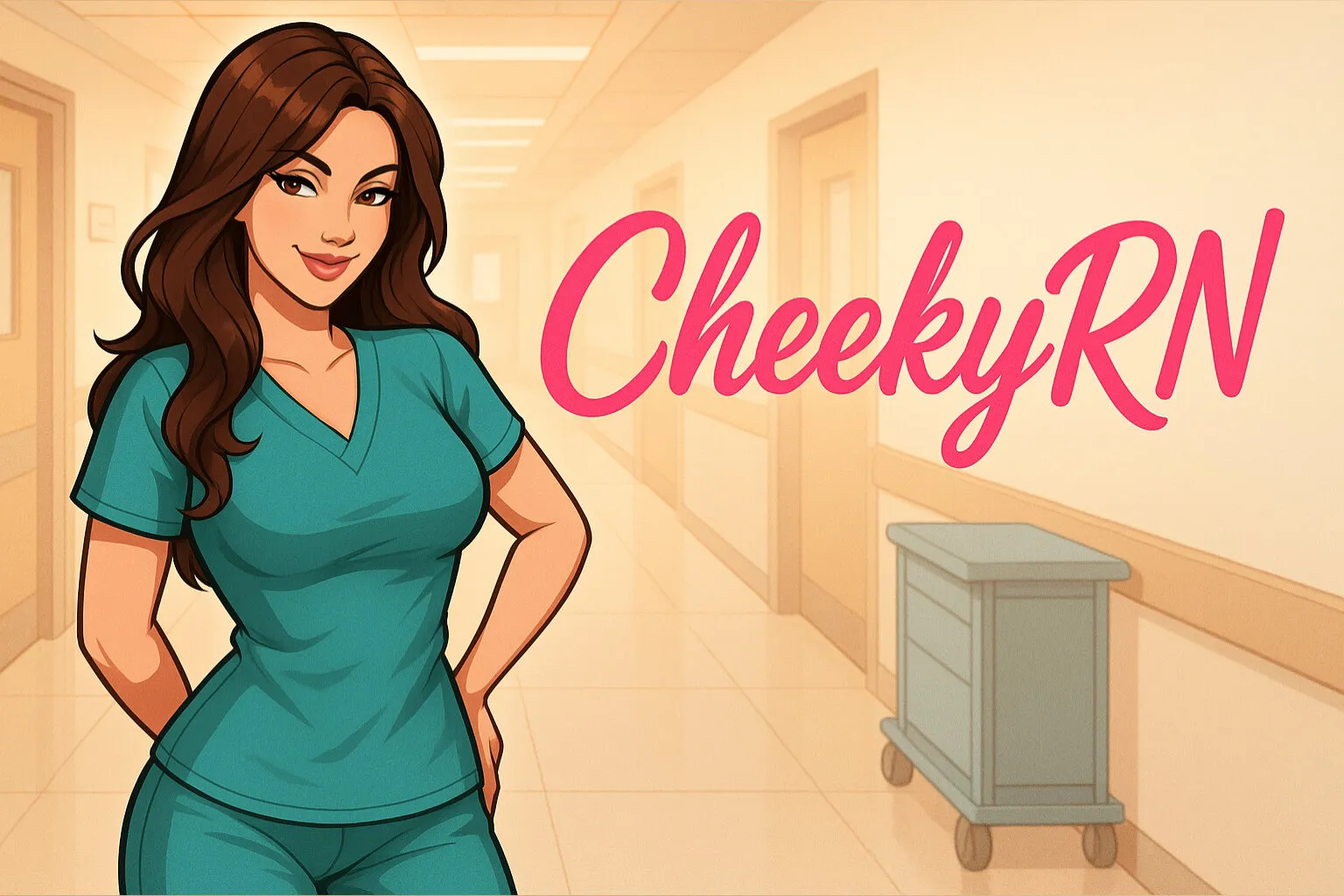 CheekyRN OnlyFans header