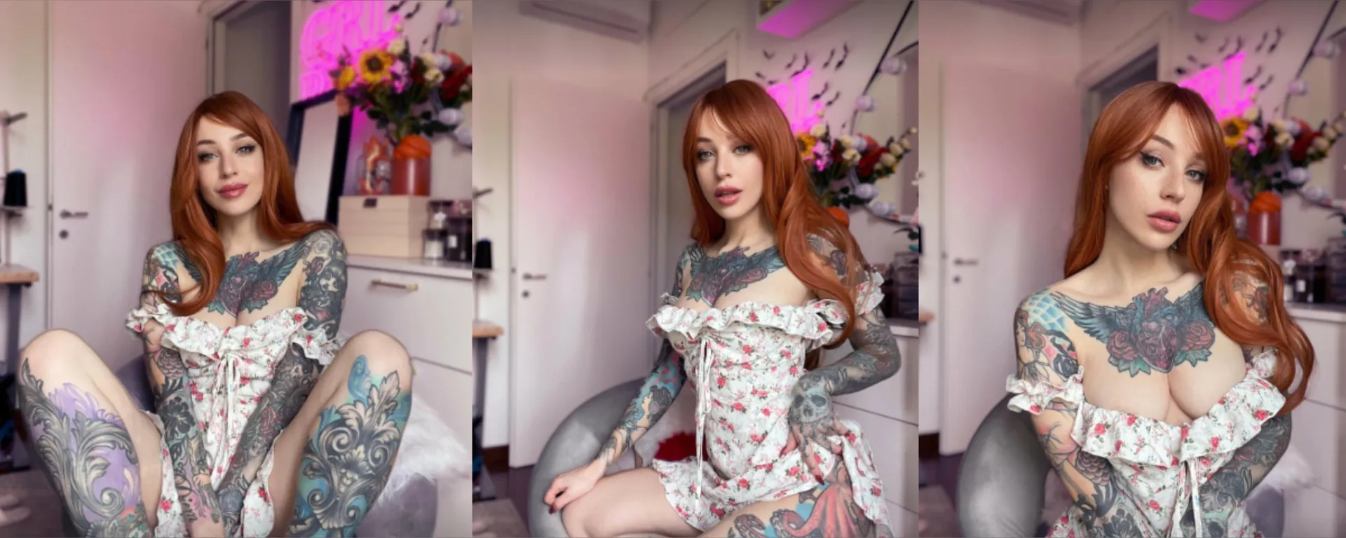 🎨Yana Sinner🦊 Tattooed Nerdy Redhead OnlyFans header