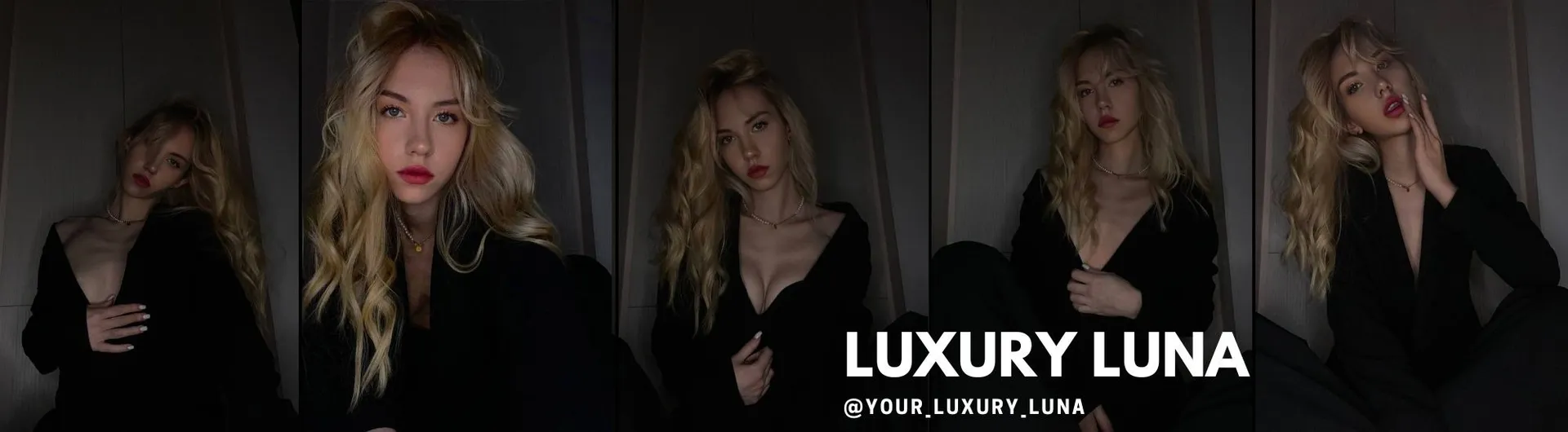 luxury luna  🖤 OnlyFans header