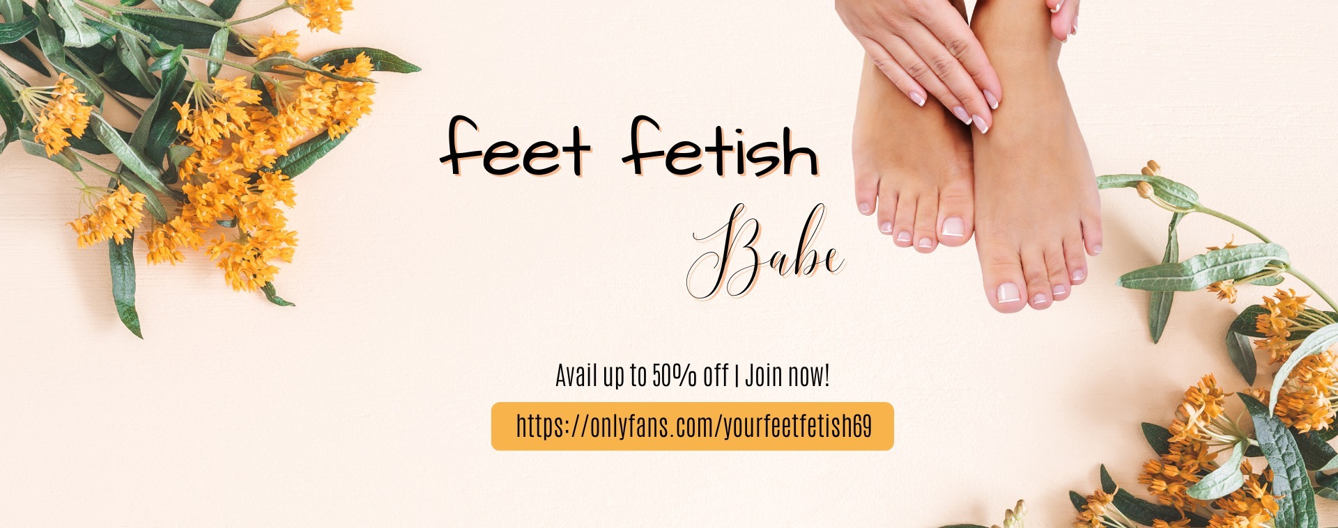 Feet Fetish Babe OnlyFans header