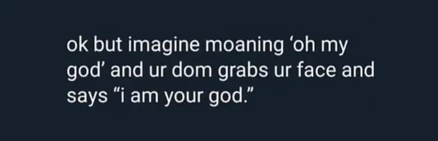 I am your God OnlyFans header