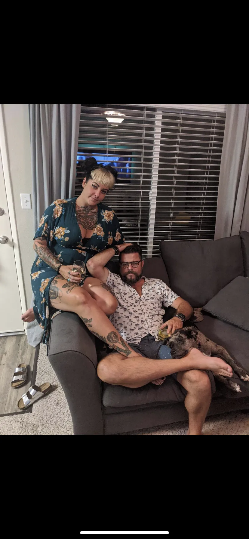 BIG titty goth girl/dad bod hubby!