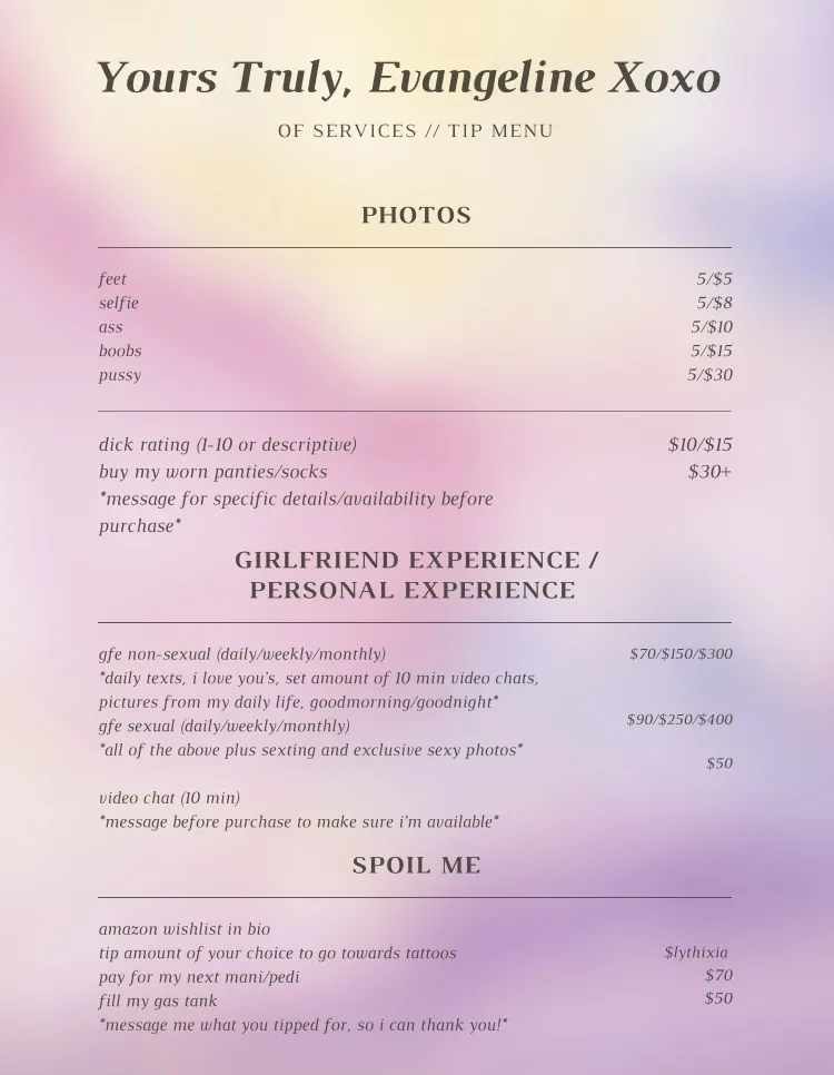 evangeline OnlyFans header